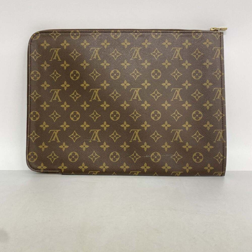 LOUIS VUITTON Brown Monogram Pochette Clutch Bag - Picture 8 of 8